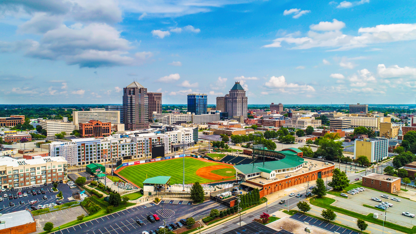 Panoramic Image of Greensboro, NC